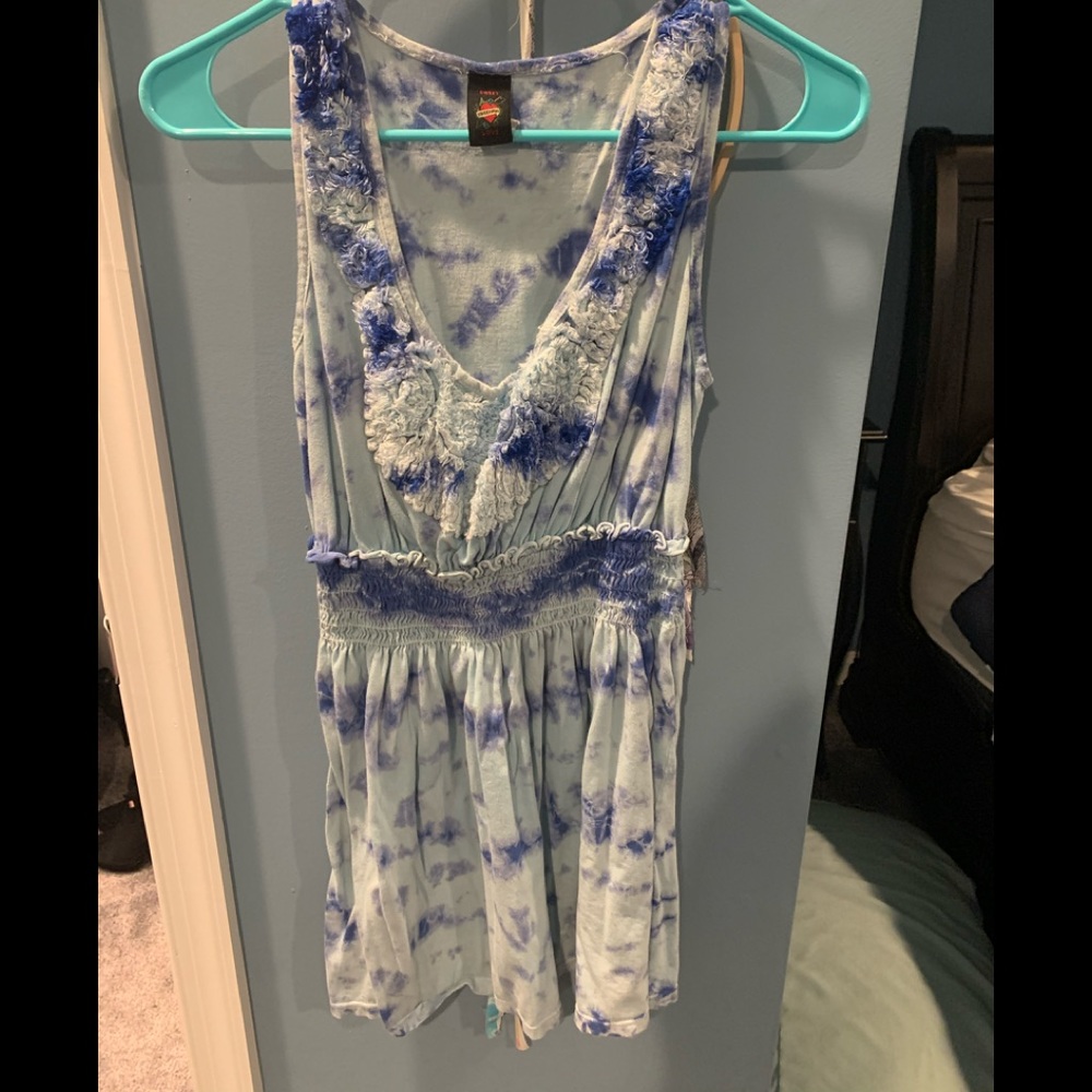 Blue dress